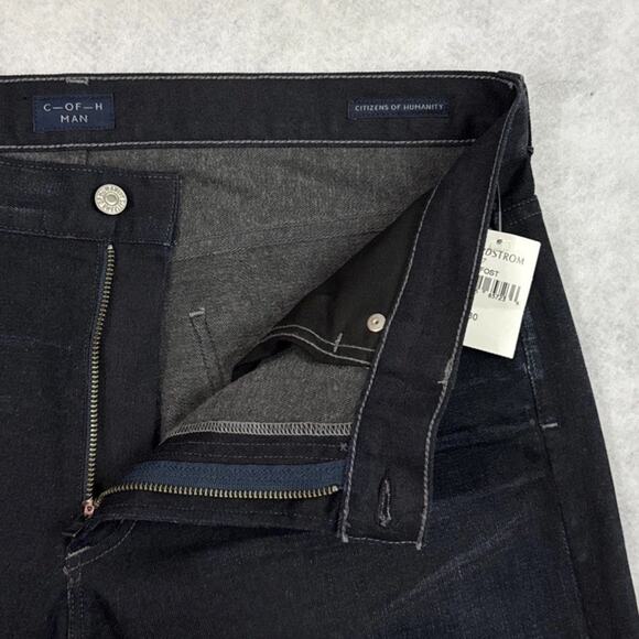 Citizens of Humanity Mens Jeans 36x30 Sid Classic Straight Foster Indigo Wash - Picture 13 of 16